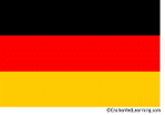German flag, black, red and gold