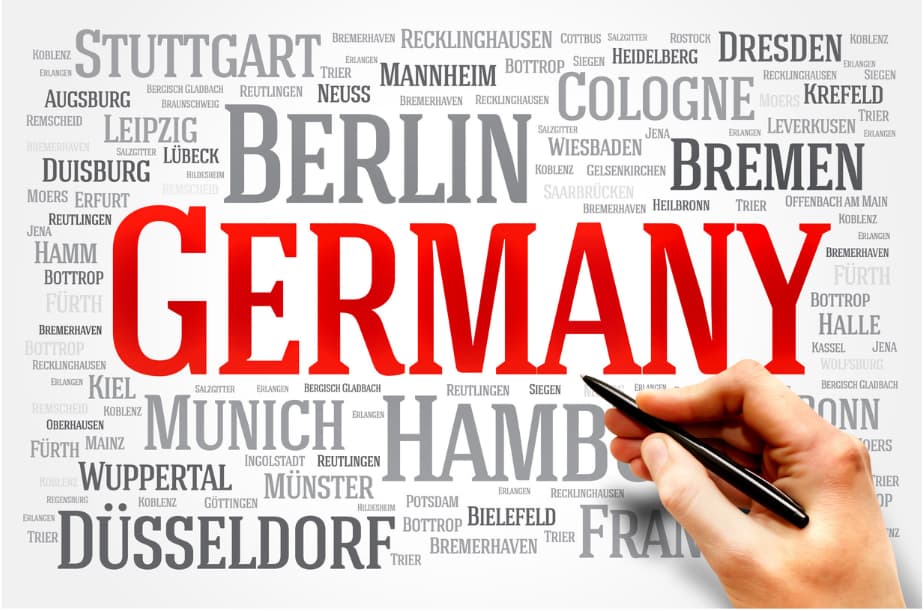 German language forms the identity of all German cities and towns.