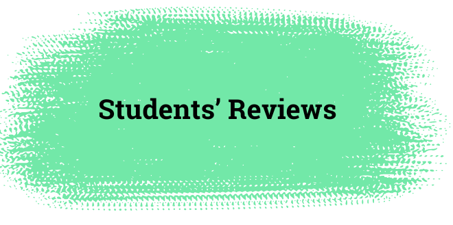 Reviews from students