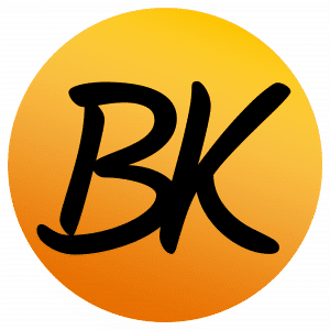 New BK Tutoring logo.